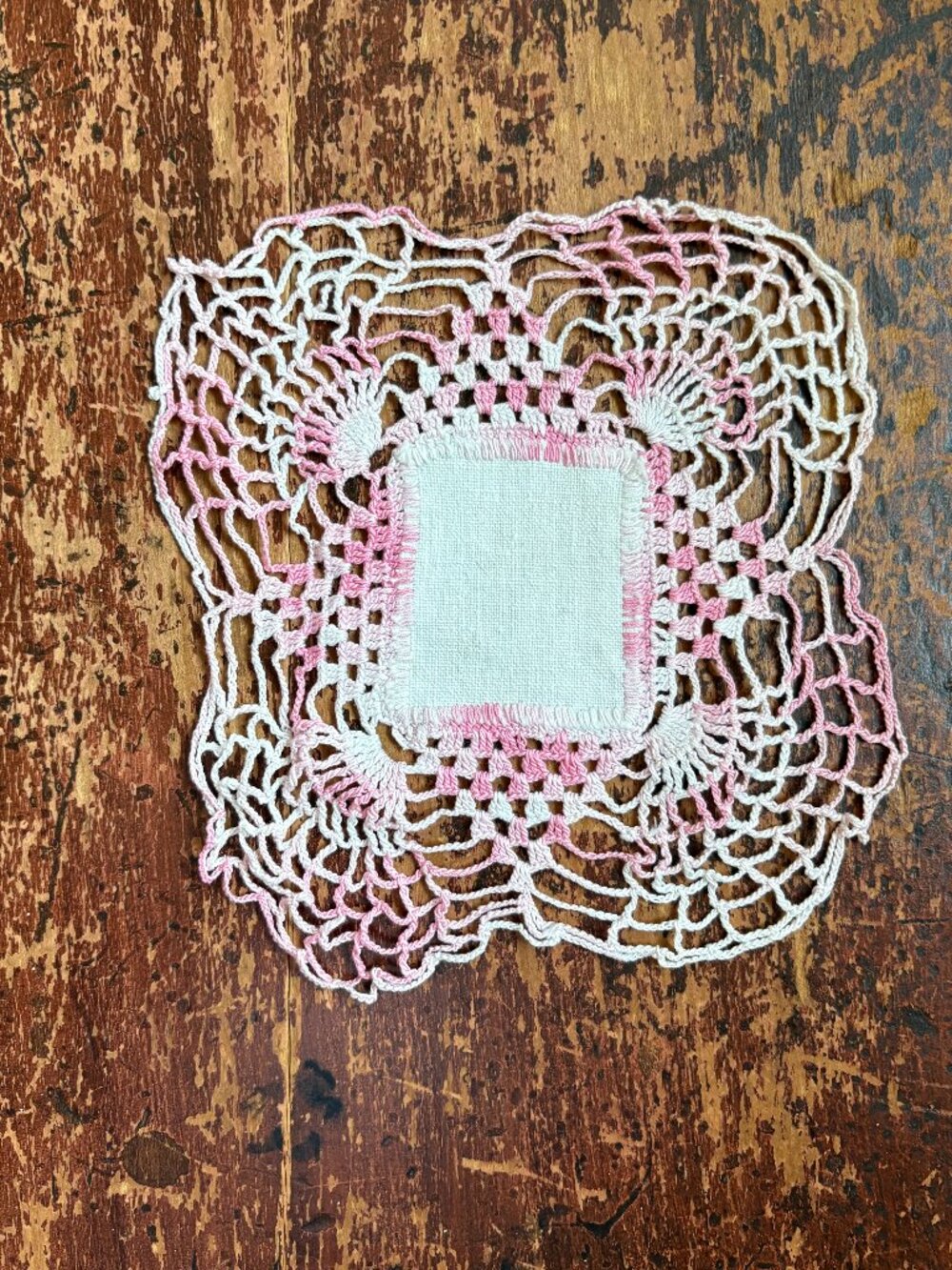 Vintage crocheted doily